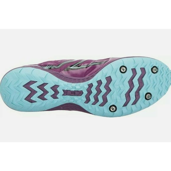 Saucony Women Sneakers Kilkenny XC7 Purple Blue Cross Country Track Running - Picture 5 of 6